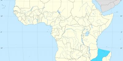 מוזמביק ערוץ אפריקה מפה