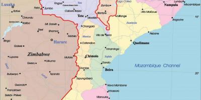 מוזמביק המפה הפוליטית